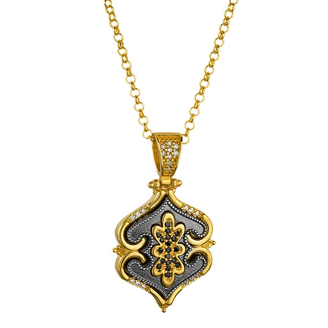 pendants with zircon stones